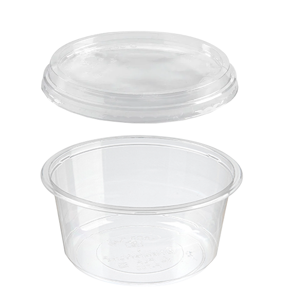 Compostable Clear Bowl With Lid